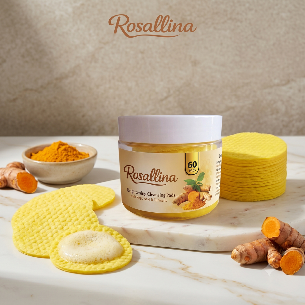 Rosallina Kojic Acid Exfoliating Pads – 60 Count