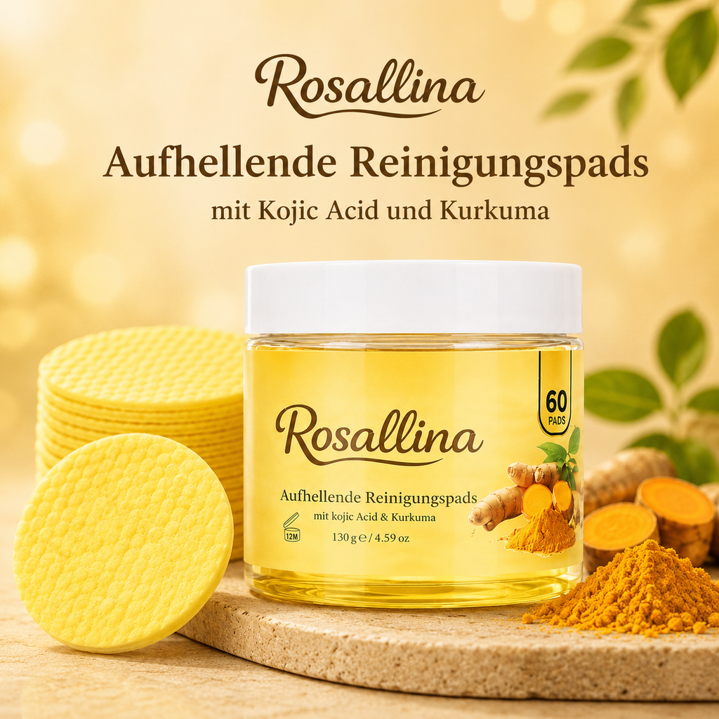 Rosallina Kojic Acid Exfoliating Pads – 60 Count